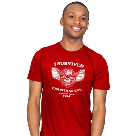 Christmas Eve Survivor - Mens T-Shirts RIPT Apparel Small / Red