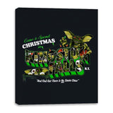 Christmas In Kingston Falls - Canvas Wraps Canvas Wraps RIPT Apparel 16x20 / Black