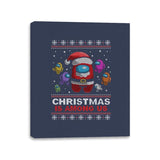 Christmas Is Among Us - Canvas Wraps Canvas Wraps RIPT Apparel 11x14 / Navy