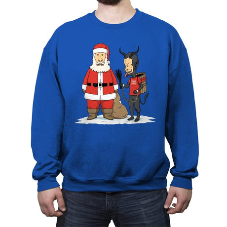 Christmas is Cool - Crew Neck Sweatshirt Crew Neck Sweatshirt RIPT Apparel Small / Royal