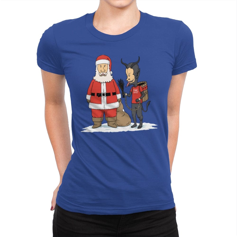 Christmas is Cool - Womens Premium T-Shirts RIPT Apparel Small / Royal