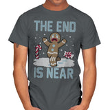 Christmas is Near! - Ugly Holiday - Mens T-Shirts RIPT Apparel Small / Charcoal