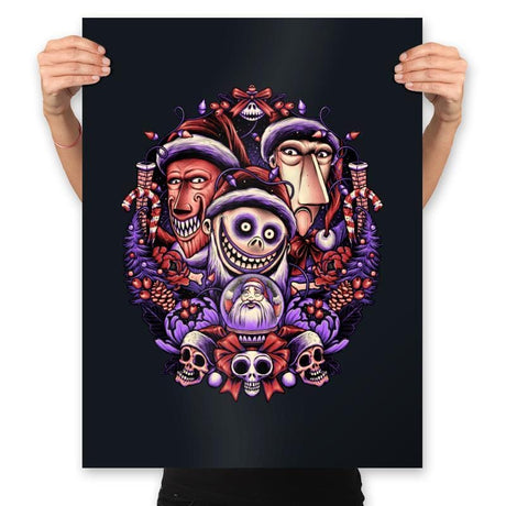Christmas Mischiefs - Prints Posters RIPT Apparel 18x24 / Black