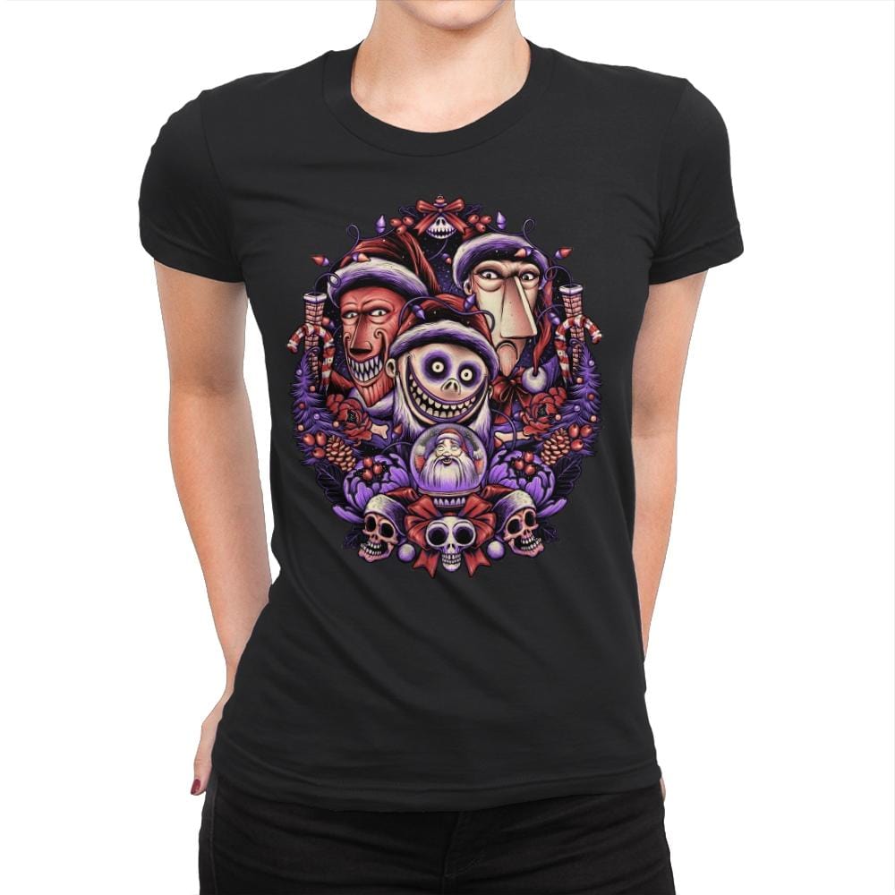 Christmas Mischiefs - Womens Premium T-Shirts RIPT Apparel Small / Black