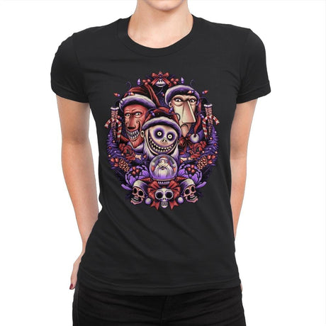 Christmas Mischiefs - Womens Premium T-Shirts RIPT Apparel Small / Black