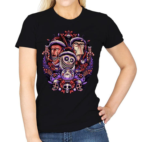 Christmas Mischiefs - Womens T-Shirts RIPT Apparel Small / Black