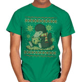Christmas Niffler - Ugly Holiday - Mens T-Shirts RIPT Apparel Small / Kelly Green