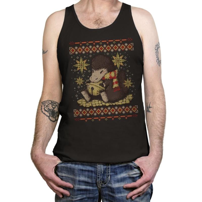 Christmas Niffler - Ugly Holiday - Tanktop Tanktop RIPT Apparel