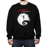 Christmas Nightmare - Crew Neck Sweatshirt Crew Neck Sweatshirt RIPT Apparel