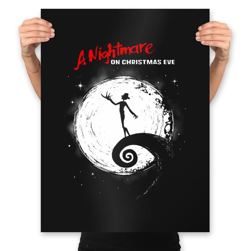 Christmas Nightmare - Prints Posters RIPT Apparel 18x24 / Black