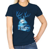 Christmas Reindeer - Womens T-Shirts RIPT Apparel Small / Navy