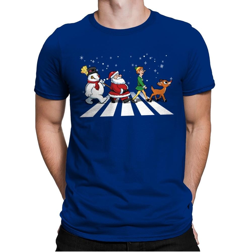 Christmas Road - Mens Premium T-Shirts RIPT Apparel Small / Royal