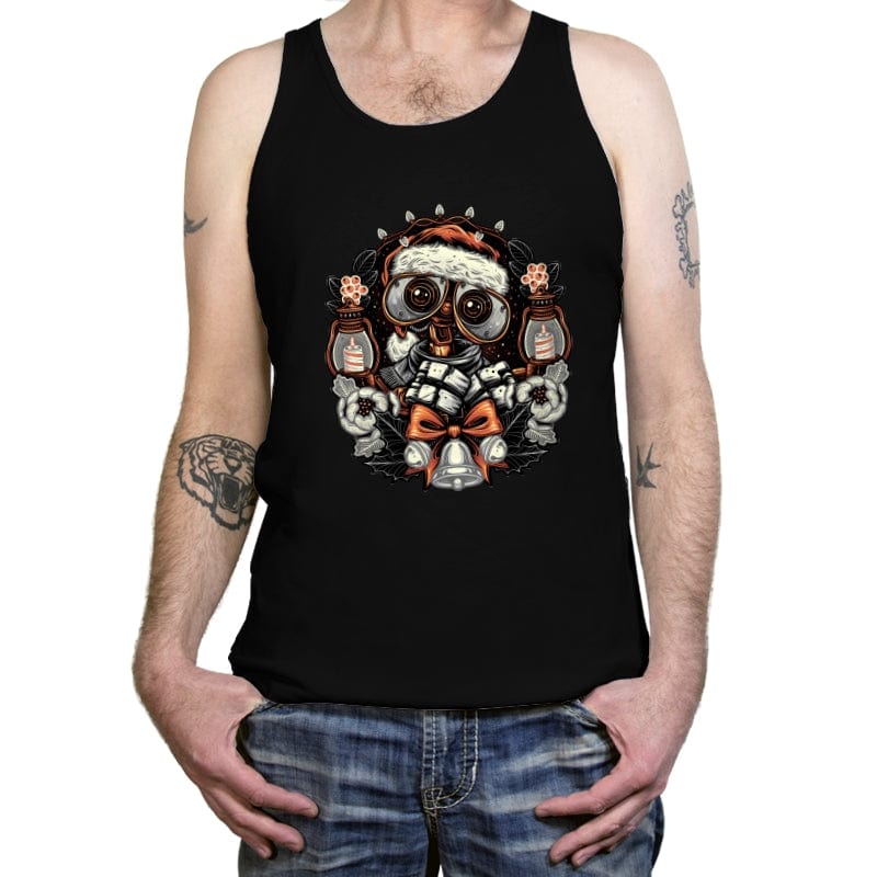 Christmas Robot - Tanktop Tanktop RIPT Apparel X-Small / Black