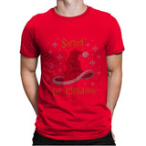 Christmas Sorting Hat - Ugly Holiday - Mens Premium T-Shirts RIPT Apparel Small / Red