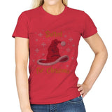 Christmas Sorting Hat - Ugly Holiday - Womens T-Shirts RIPT Apparel Small / Red