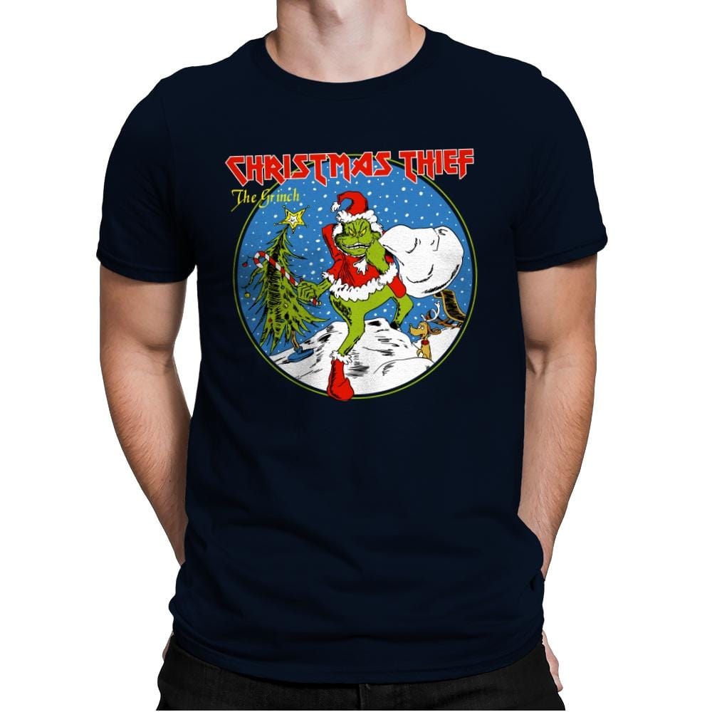 Christmas Thief - Mens Premium T-Shirts RIPT Apparel Small / 202945