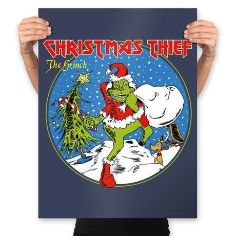 Christmas Thief - Prints Posters RIPT Apparel 18x24 / 202945