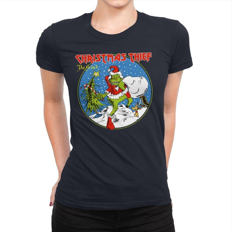 Christmas Thief - Womens Premium T-Shirts RIPT Apparel Small / 202945