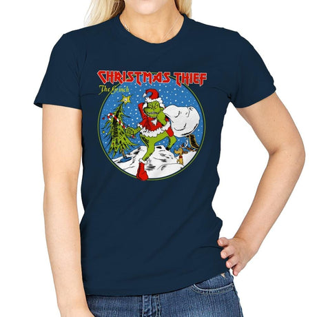 Christmas Thief - Womens T-Shirts RIPT Apparel Small / 202945