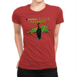 Christmas Tree Kombat - Womens Premium T-Shirts RIPT Apparel Small / Red