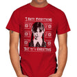 Christmas Wednesday  - Mens T-Shirts RIPT Apparel Small / Red