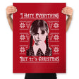 Christmas Wednesday  - Prints Posters RIPT Apparel 18x24 / Red