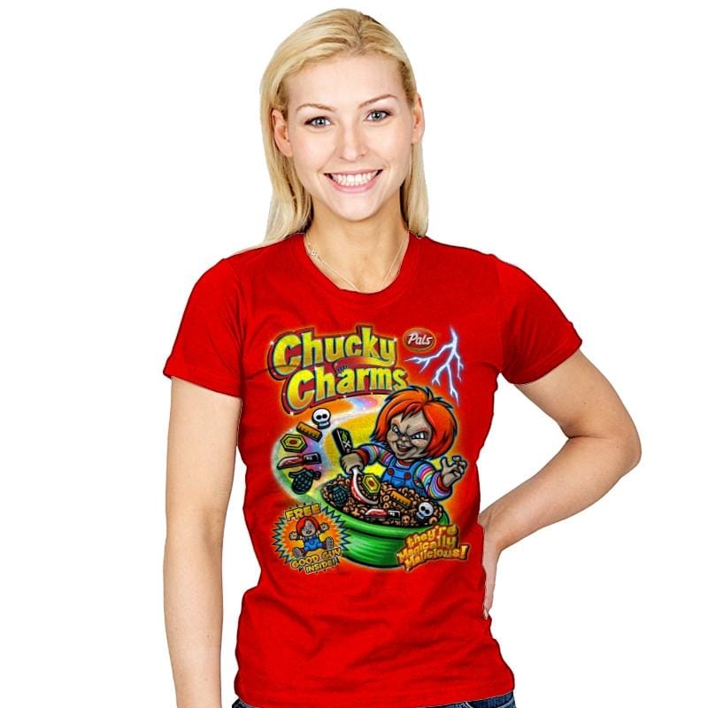 Chuck Charms - Womens T-Shirts RIPT Apparel