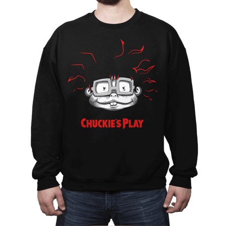 Chuckie's Play - Crew Neck Sweatshirt Crew Neck Sweatshirt RIPT Apparel