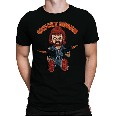 Chucky Norris - Shirt Club - Mens Premium T-Shirts RIPT Apparel Small / Black