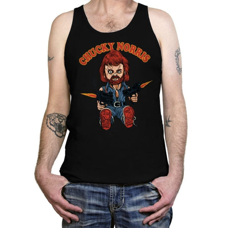 Chucky Norris - Shirt Club - Tanktop Tanktop RIPT Apparel X-Small / Black