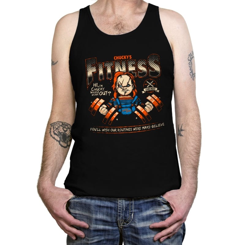 Chucky's Fitness - Tanktop Tanktop RIPT Apparel X-Small / Black