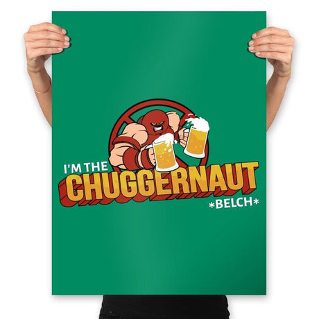 Chuggernaut - Prints Posters RIPT Apparel 18x24 / Kelly Green