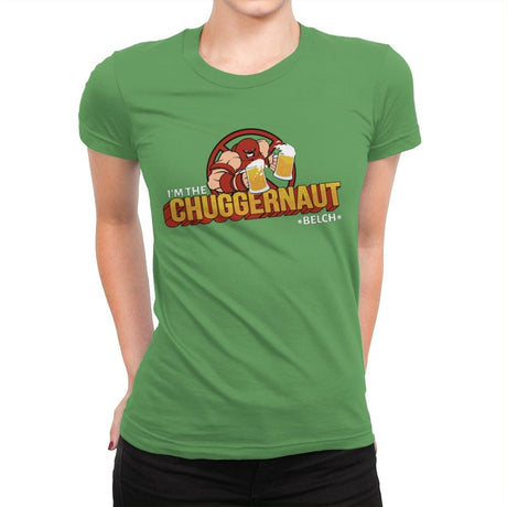 Chuggernaut - Womens Premium T-Shirts RIPT Apparel Small / Kelly Green