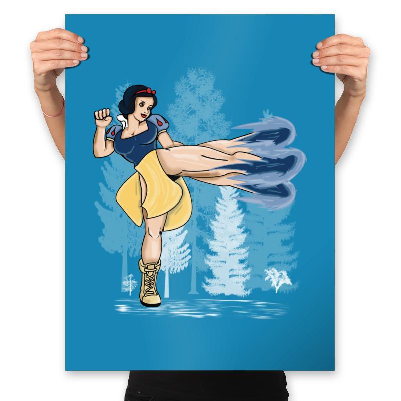 Chun White - Prints Posters RIPT Apparel 18x24 / Sapphire