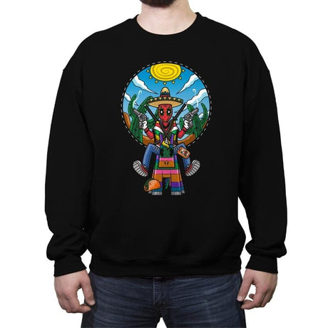 Cinco de Mayo Merc - Crew Neck Sweatshirt Crew Neck Sweatshirt RIPT Apparel Small / Black
