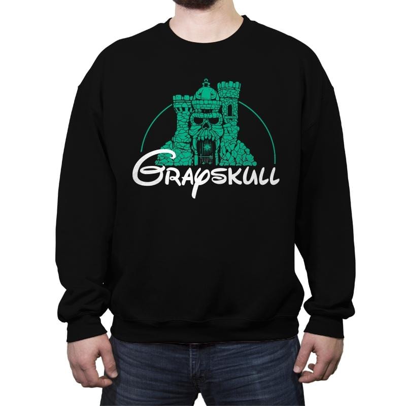 Cinderskull Land - Crew Neck Sweatshirt Crew Neck Sweatshirt RIPT Apparel