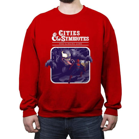 Cities & Symbiotes - Crew Neck Sweatshirt Crew Neck Sweatshirt RIPT Apparel