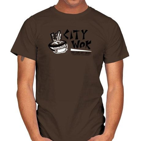 City Wok Exclusive - Mens T-Shirts RIPT Apparel Small / Dark Chocolate