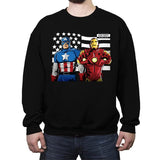 Civil War Junction - Crew Neck Sweatshirt Crew Neck Sweatshirt RIPT Apparel Small / Black