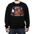 Clash of Spiders - Crew Neck Sweatshirt Crew Neck Sweatshirt RIPT Apparel Small / Black