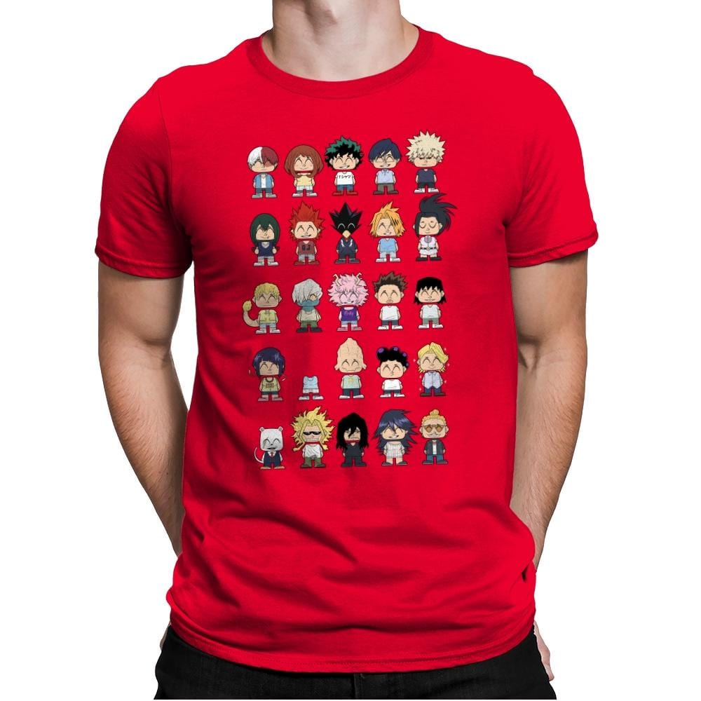 Class 1-A - Mens Premium T-Shirts RIPT Apparel Small / Red