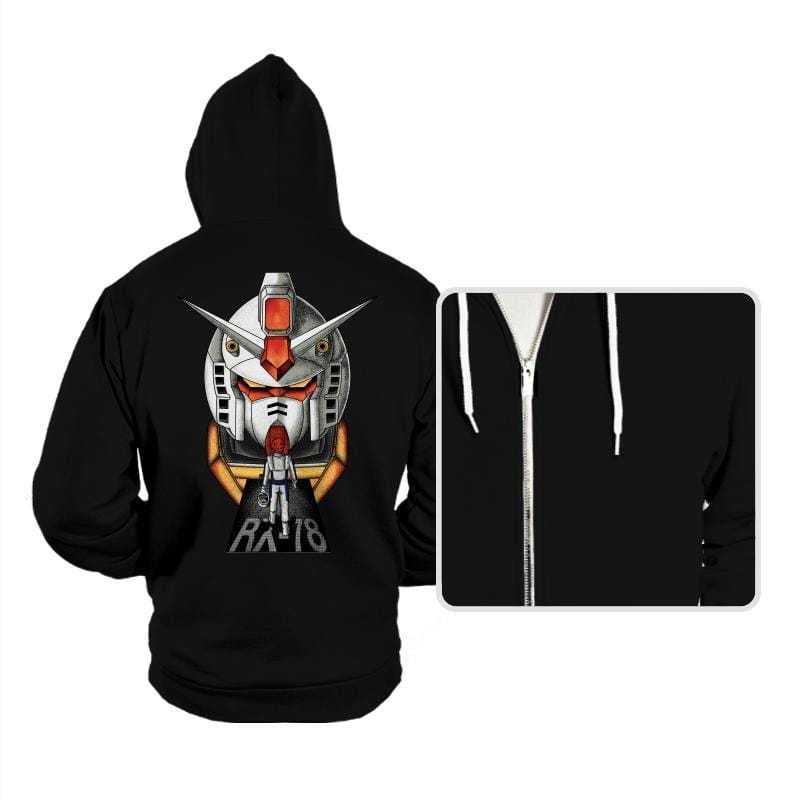 Classic Mecha  - Hoodies Hoodies RIPT Apparel