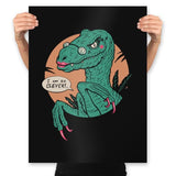 Clever Clever Girl - Prints Posters RIPT Apparel 18x24 / Black