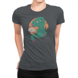 Clever Clever Girl - Womens Premium T-Shirts RIPT Apparel Small / Heavy Metal