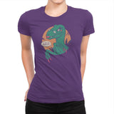 Clever Clever Girl - Womens Premium T-Shirts RIPT Apparel Small / Purple Rush