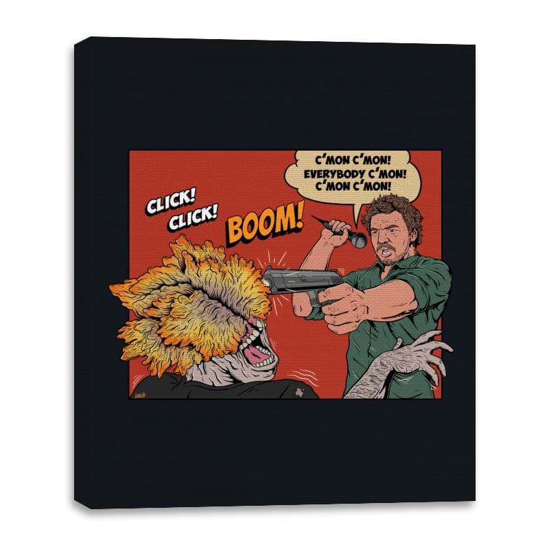 Click Click Boom! - Canvas Wraps Canvas Wraps RIPT Apparel 16x20 / Black