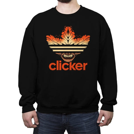 Clicker Brand - Crew Neck Sweatshirt Crew Neck Sweatshirt RIPT Apparel Small / Black