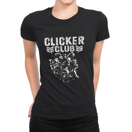 Clicker Club - Womens Premium T-Shirts RIPT Apparel Small / Black