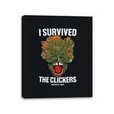 Clicker Survivor - Canvas Wraps Canvas Wraps RIPT Apparel 11x14 / Black