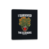 Clicker Survivor - Canvas Wraps Canvas Wraps RIPT Apparel 8x10 / Black